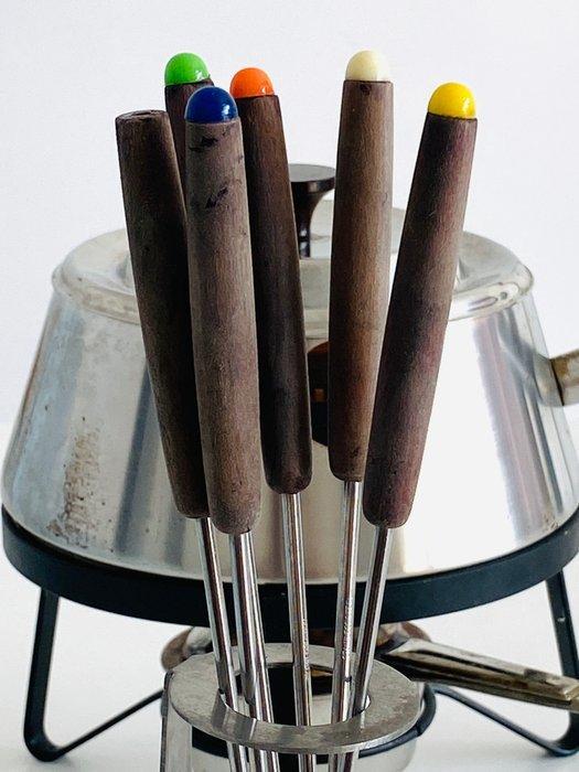 Alessi - Mazzeri & Vitale - Eetservies - Fonduta, Antiquités & Art, Antiquités | Meubles | Chaises & Canapés