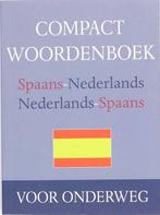 Compact woordenboek Spaans 9789038918525, Nvt, Zo goed als nieuw, Nederlands, Verzenden
