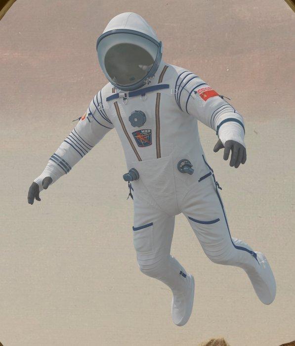 Tan Tolga Demirci - Autoportrait As a Curious Cosmonaut, Antiek en Kunst, Kunst | Designobjecten