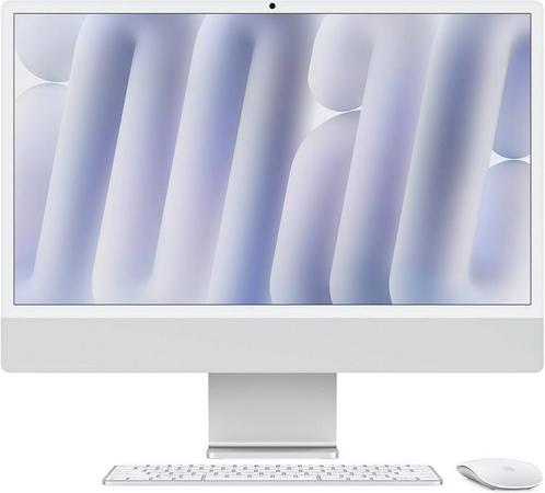 Apple iMac (2024) Zilver M4 16GB 256GB 23.5 + garantie, Computers en Software, Desktop Pc's, Gebruikt, Ophalen of Verzenden