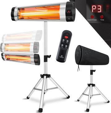 KESSER® Terrasverwarmer - Draaibaar - Verstelbaar - 2500W - beschikbaar voor biedingen