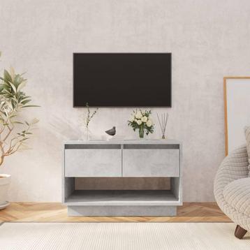 vidaXL Tv-meubel 70x41x44 cm bewerkt hout betongrijs, Huis en Inrichting, Kasten |Televisiemeubels, Verzenden, Nieuw