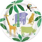 Dieren Borden Safari Jungle 23cm 8st, Hobby en Vrije tijd, Nieuw, Verzenden
