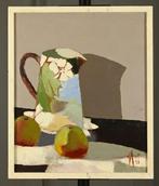 Yves Offret (1946 - 2004) - Pichet, pommes fond gris