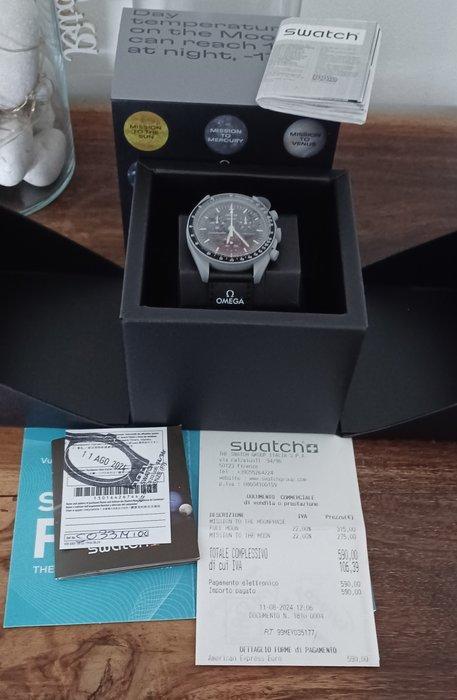 Omega x Swatch - MoonSwatch - Mission to the Moon - Sans, Handtassen en Accessoires, Horloges | Heren