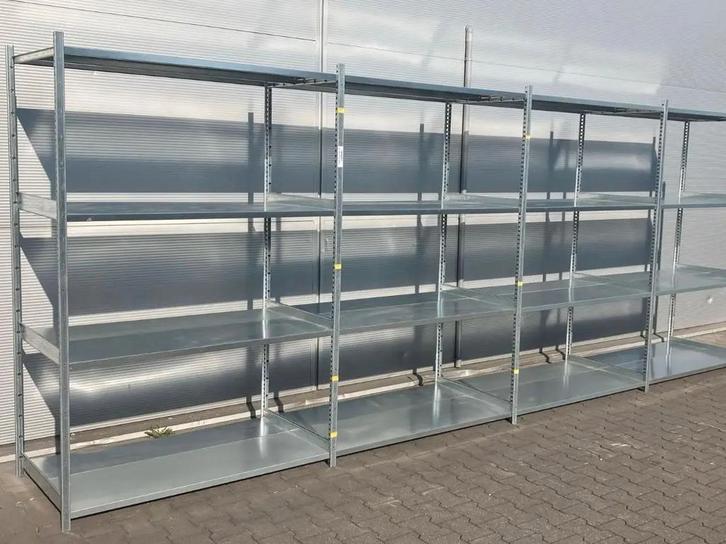 GS Legbordstelling rek 8m 100x62x220cm (Diverse), Zakelijke goederen, Kantoor en Winkelinrichting | Magazijn, Stelling en Opslag