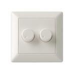 Plaque De Capot En Plastique Blanche Pour Dimmer Duo GIRA -, Doe-het-zelf en Bouw, Elektriciteit en Kabels, Verzenden, Nieuw