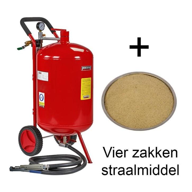 Straalketel XXL - Zandstraalketel met vier zakken, Doe-het-zelf en Bouw, Gereedschap | Overige machines, Ophalen of Verzenden