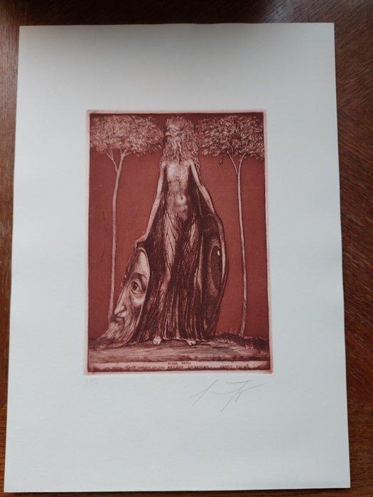 Ernst Fuchs (1930-2015) - Flora Okuli, Antiquités & Art, Antiquités | Autres Antiquités