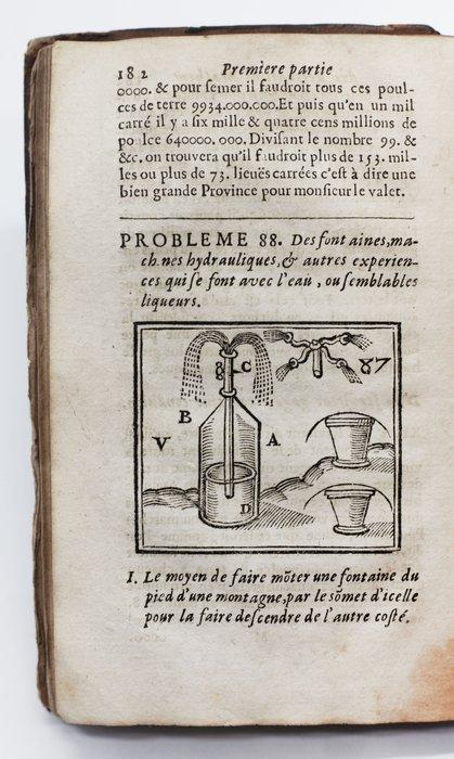Leurechon - Récréations Mathématiques - 1680, Antiek en Kunst, Antiek | Boeken en Manuscripten