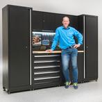 Datona Werkbank 160 cm met bovenkast en twee zijkasten -, Doe-het-zelf en Bouw, Ophalen of Verzenden, Nieuw