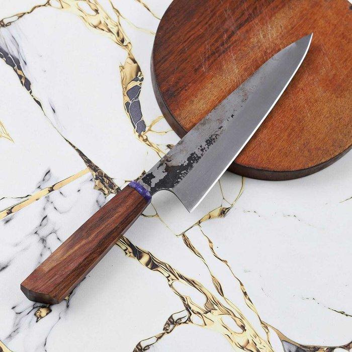 Keukenmes - R672 - Olive - Italië - chefs Gyuto mes, Antiquités & Art, Antiquités | Ustensiles de cuisine