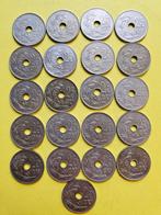 België. 25 Centimes 1908 t.e.m. 1929 (Zonder Minimumprijs), Postzegels en Munten