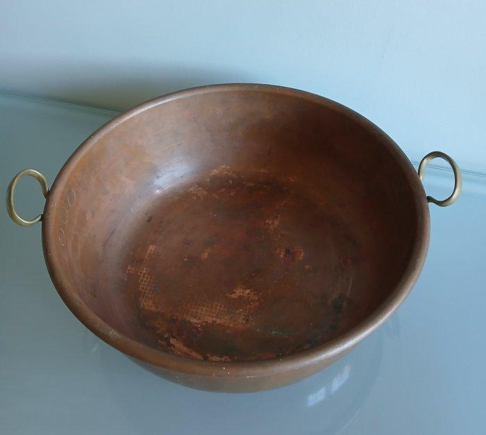 Mengkom - Koper, Messing - Kookpan, Antiek en Kunst, Curiosa en Brocante
