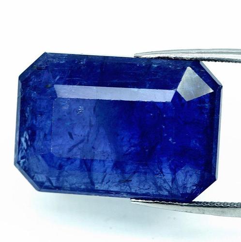 Tanzanite - 49.39 ct - International Gemological Institute, Handtassen en Accessoires, Edelstenen