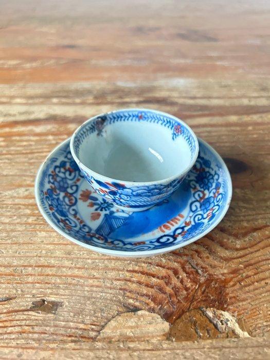 Tasse et soucoupe (2) - Porcelaine - Amsterdam Bont, Antiquités & Art, Antiquités | Autres Antiquités