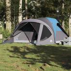 vidaXL Tunneltent 6-persoons waterdicht blauw, Caravans en Kamperen, Verzenden, Nieuw