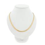 Gouden S-schakel ketting | 45 cm (gouden ketting, geelgoud), Handtassen en Accessoires, Kettingen, Ophalen of Verzenden, Gebruikt