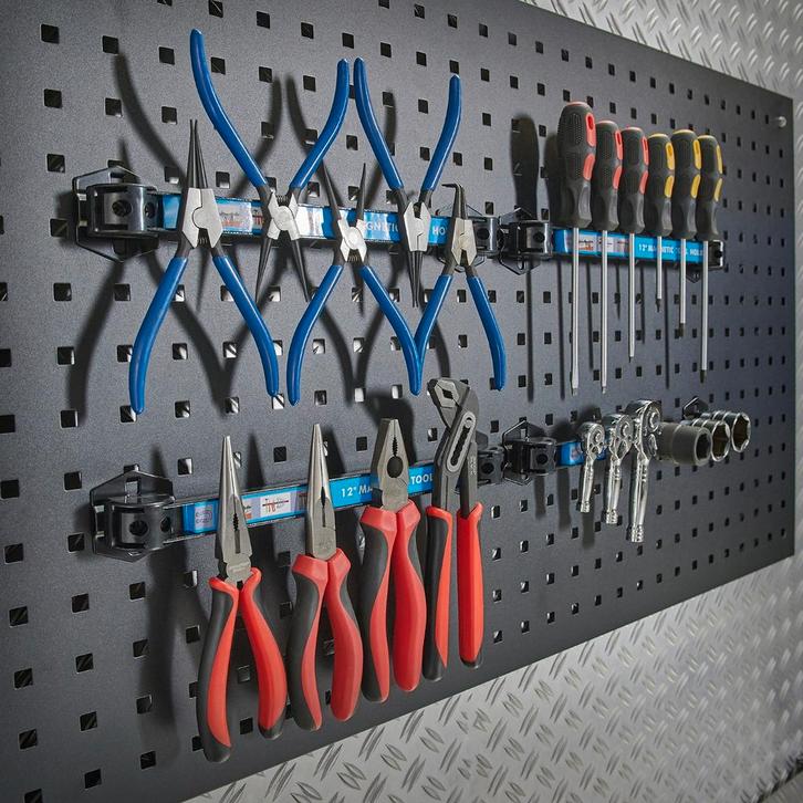 Datona Magneetstrip voor gereedschapsbord 25 cm (set van 4, Doe-het-zelf en Bouw, Werkbanken, Ophalen of Verzenden