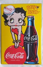 Betty Boop Coca-Cola - Emaille plaat - metaal