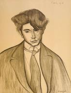 Simon Montzain (1888-1979) - Portrait de Zadkine -