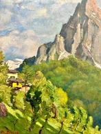 Roberto Borsa (1880-1965) - Paesaggio Montano