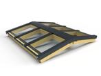 Zelfbouw lichtstraat 6 vak zadeldak 2250x1920mm-Antraciet ge, Doe-het-zelf en Bouw, Verzenden, Nieuw