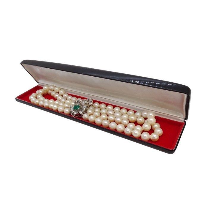 Halsketting - 18 karaat Witgoud, Handtassen en Accessoires, Kettingen