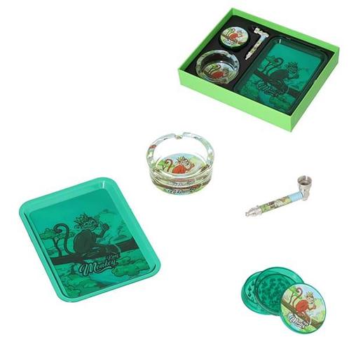 Monkey King Smoking Set  Groen, Verzamelen, Rookartikelen, Aanstekers en Luciferdoosjes, Nieuw, Verzenden