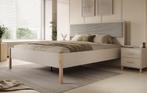 Meubella | Tweepersoonsbed Beige | 180x200 | Modern, Verzenden, Nieuw