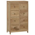 vidaXL Commode 55x30x90 cm Bois massif de teck, Maison & Meubles, Verzenden, Neuf