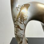 Daluxe Art - 1999 • Golden Roman Warrior Cat, Antiek en Kunst