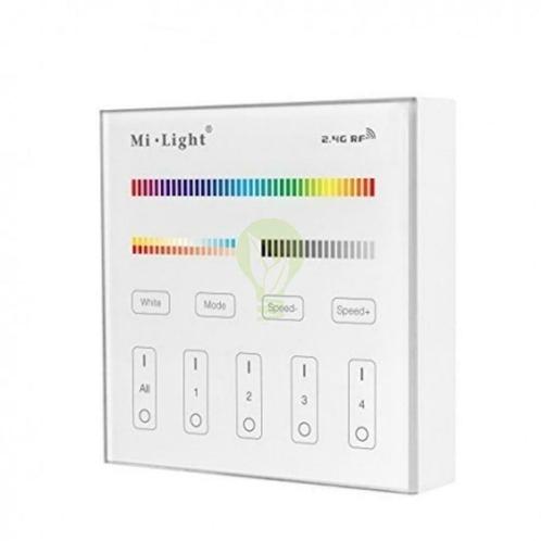 Milight RGB+CCT Wandschakelaar | 4 zone's, Maison & Meubles, Lampes | Autre, Envoi