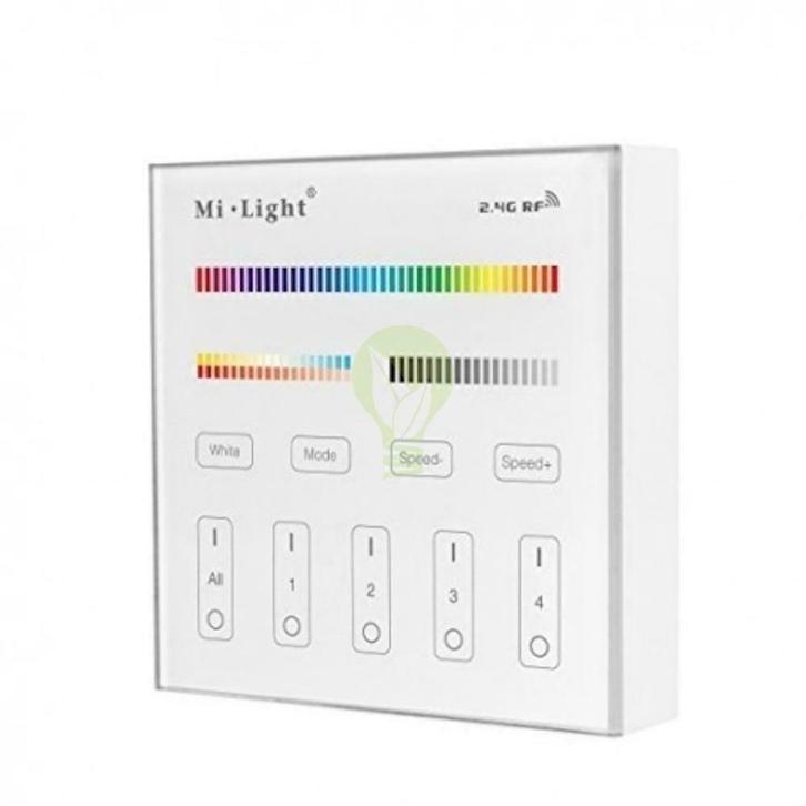 Milight RGB+CCT Wandschakelaar | 4 zone's, Huis en Inrichting, Lampen | Overige, Nieuw, Verzenden