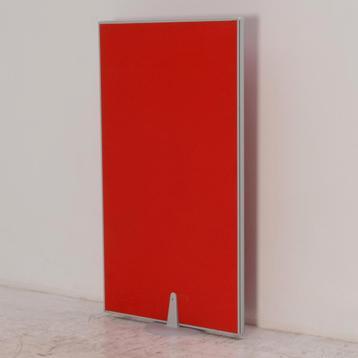 Officenow scheidingswand, rood, 138 x 80 cm