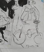 Édouard Pignon (1905-1993) - Le rendez-vous damitiés (au, Antiek en Kunst, Kunst | Schilderijen | Klassiek