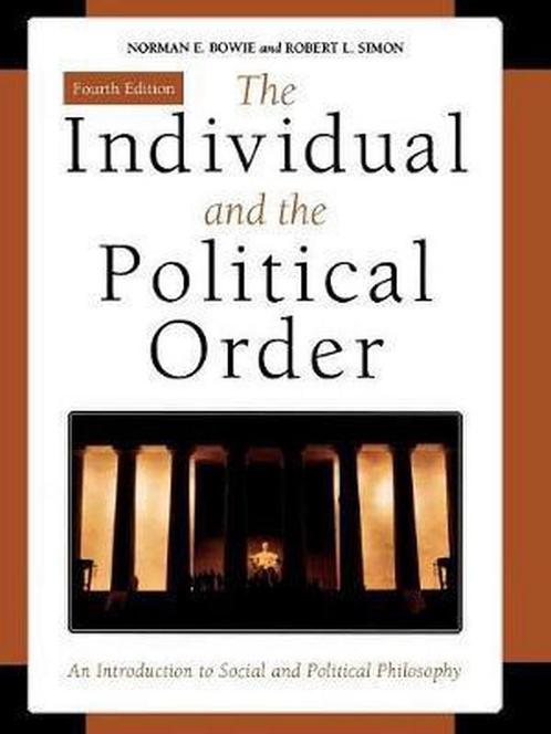 The Individual and the Political Order 9780742550056, Livres, Livres Autre, Envoi