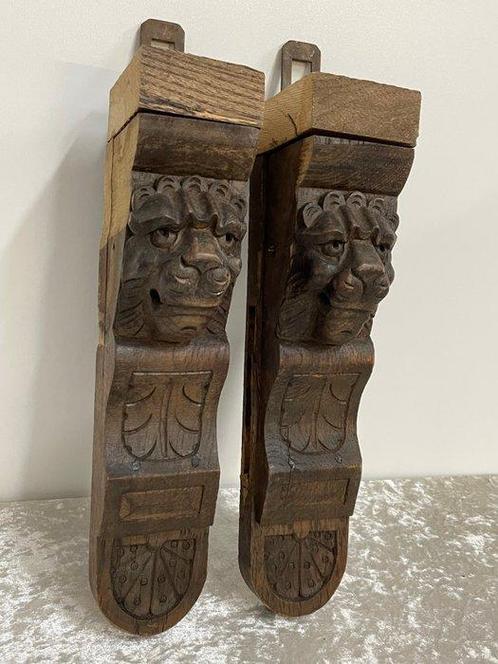 Ornement architectural (2) - 1800-1850 - Leeuwenkop Consoles, Antiek en Kunst, Antiek | Overige Antiek