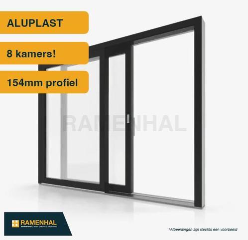 pvc raam, deuren, schuiframen, stockverkoop RAMENHAL, Doe-het-zelf en Bouw, Raamkozijnen en Schuifdeuren, Nieuw, Ophalen