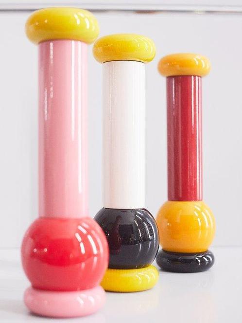 Alessi - Ettore Sottsass - Zout- en pepervaatjes - Twergi, Antiek en Kunst, Curiosa en Brocante