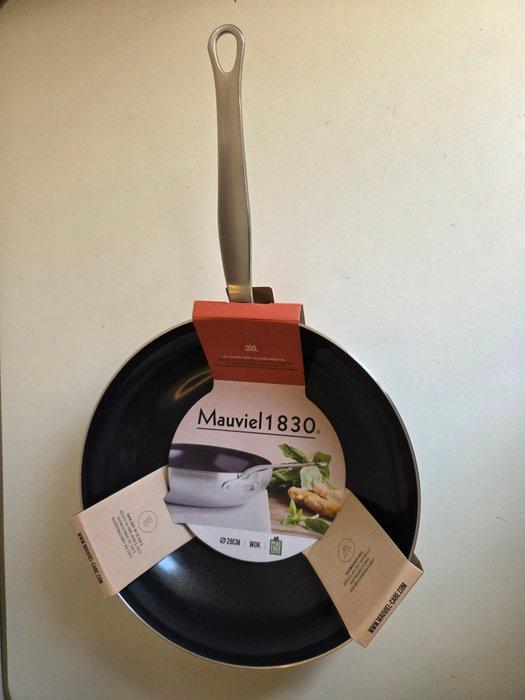 Mauviel - Braadpan - Mauviel 1830 Wok 28 cm - Staal,, Antiquités & Art, Antiquités | Ustensiles de cuisine