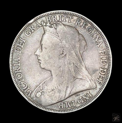 Verenigd Koninkrijk. Victoria. 1 Crown 1895 (Zonder, Postzegels en Munten, Munten | Europa | Niet-Euromunten