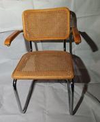 Thonet - Marcel Breuer - Chaise - Chrome, Hêtre, Rotin -, Antiek en Kunst