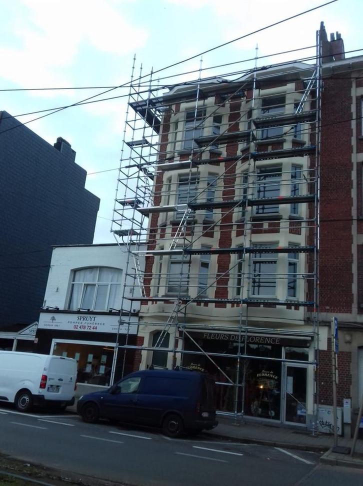 Multidirectionele Steiger 8 m x 8m (werkhoogte) – 62 m², Doe-het-zelf en Bouw, Steigers, Overige typen, Nieuw, 5 meter of hoger