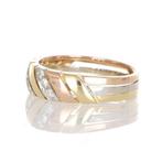 Zonder Minimumprijs - Ring - 18 karaat Geel goud, Roségoud,, Nieuw