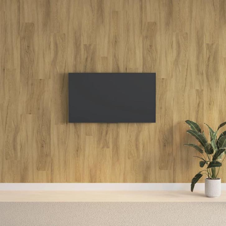 vidaXL Wandpanelen houtlook 2,06 m² PVC bruin, Doe-het-zelf en Bouw, Platen en Panelen, Nieuw, Verzenden