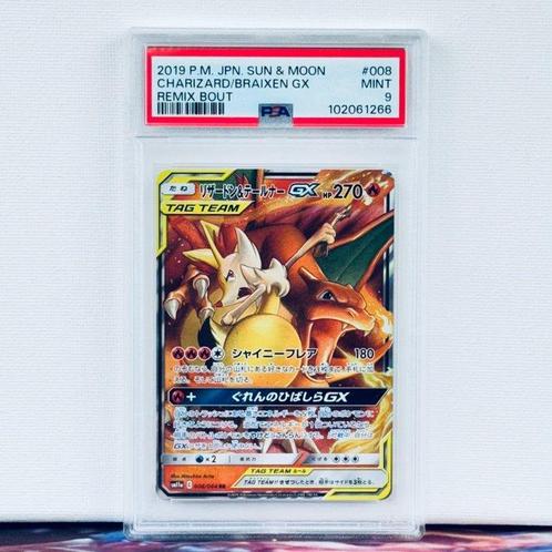 Pokémon Graded card - Charizard Braixen GX #008 - Pokémon -, Hobby en Vrije tijd, Verzamelkaartspellen | Pokémon