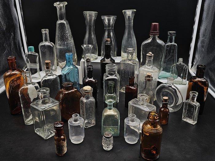 Vari produttori - Fles (37) - Glas, Antiek en Kunst, Antiek | Glaswerk en Kristal
