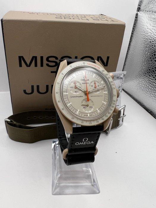 Omega x Swatch - MoonSwatch - Mission to Jupiter - Zonder, Handtassen en Accessoires, Horloges | Heren