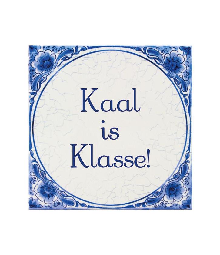 Delfts Blauw Tegel Kaal 14,5cm, Huis en Inrichting, Woonaccessoires | Schilderijen, Tekeningen en Foto's, Nieuw, Verzenden
